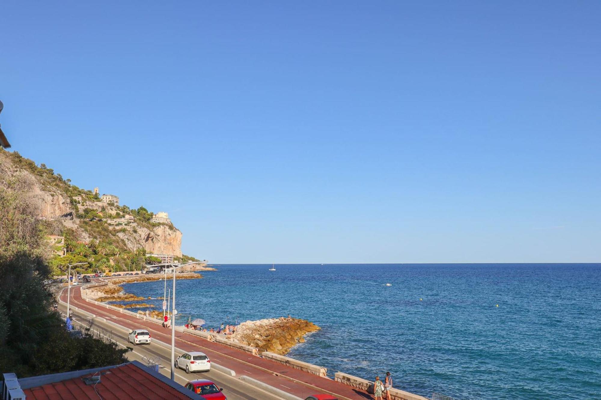 « Chateau Saint Louis 3 » Vue Mer, Terrasse Menton Exterior foto